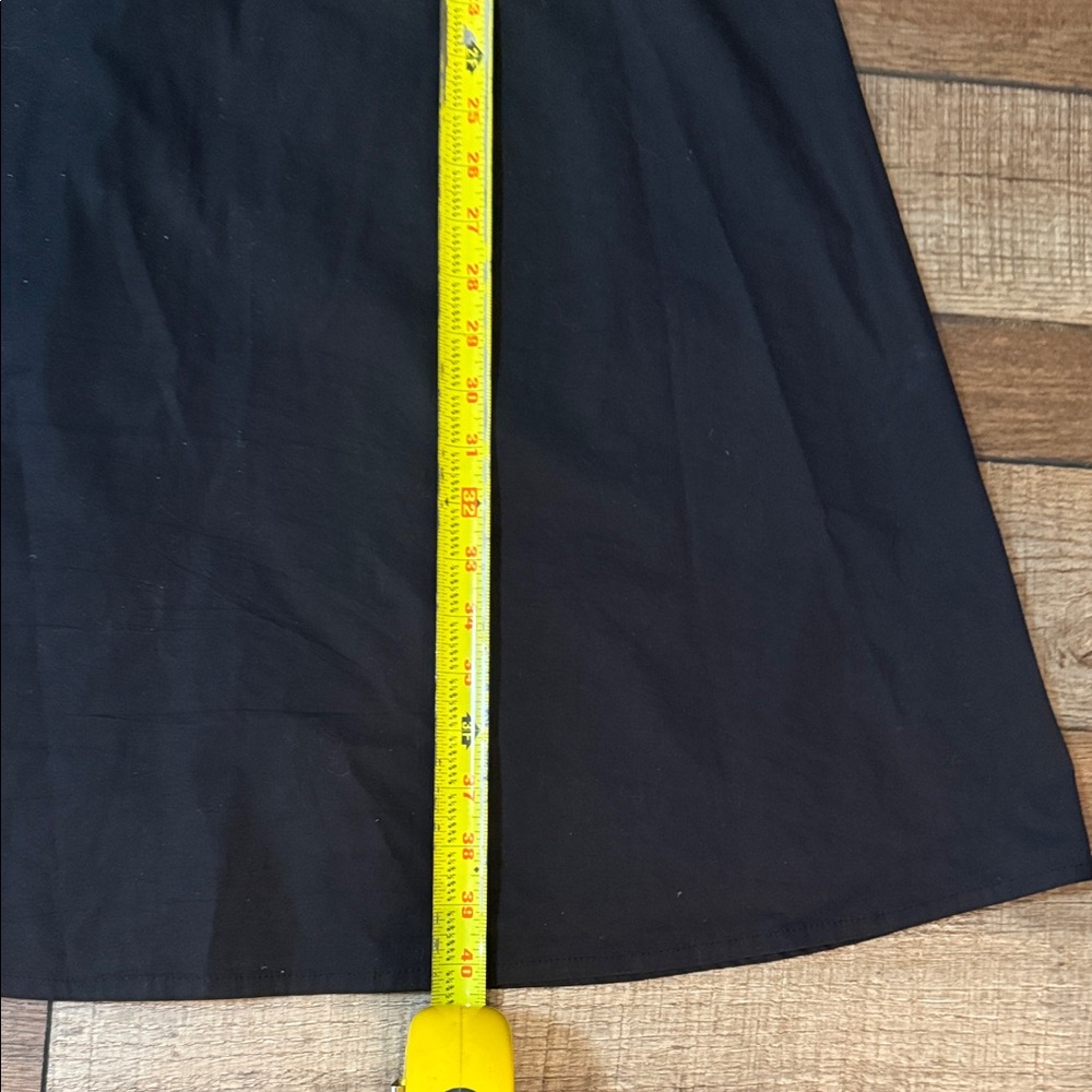 eShakti Black Button-Front Midi Dress - Picture 4 of 6